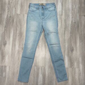 Hollister- Jean Leggings High Rise Light Wash Skinny Jeans Size 1 Short Petite